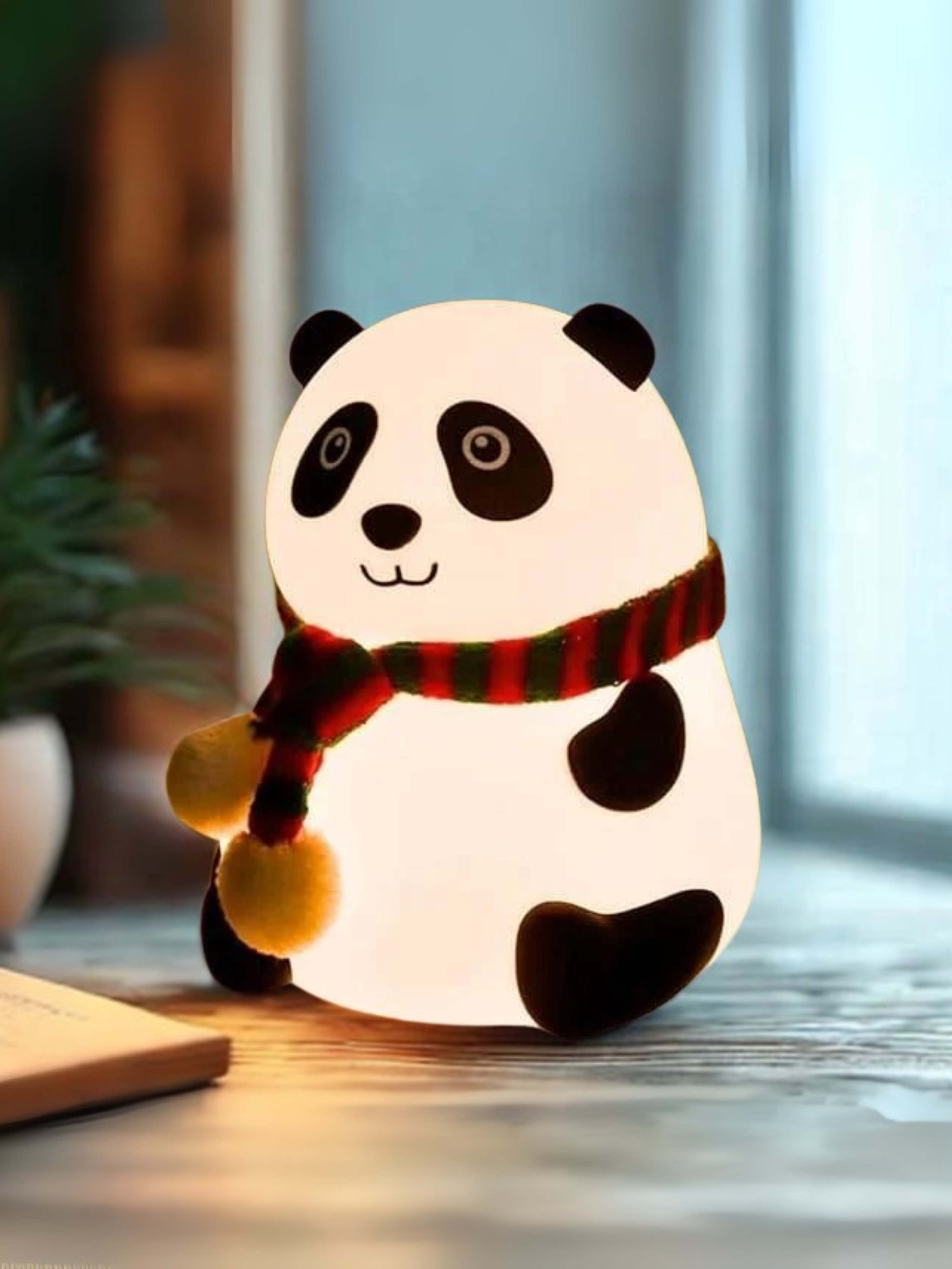 Snuggle Panda Multi Color Glow Lamp