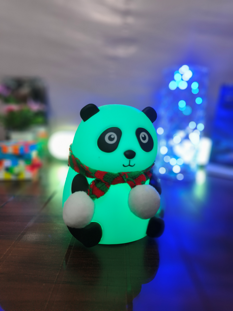 Snuggle Panda Multi Color Glow Lamp