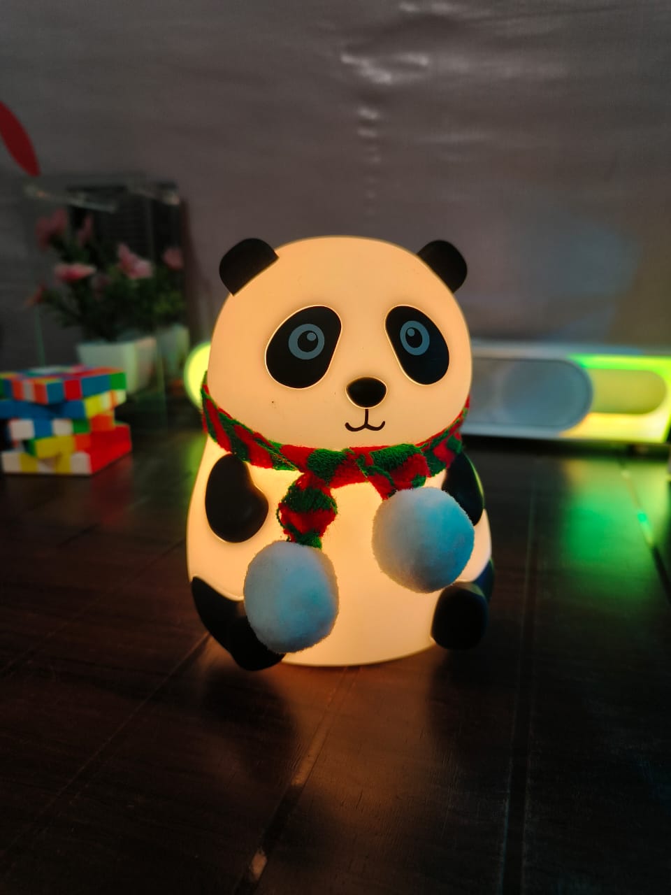Snuggle Panda Multi Color Glow Lamp